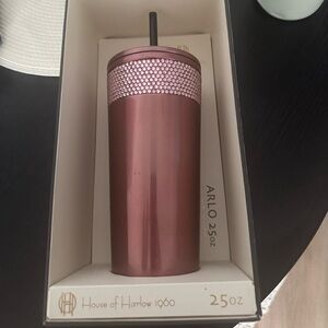 House of Harlow 1960 Rose Gold Accent Tumbler